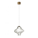 Подвесной светильник с плафоном из фактурного прозрачного стекла Light Ensemble варинант исполнения - 8 | Loft Concept в Новосибирске