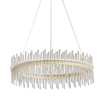 Люстра круглая с прозрачными стеклянными трубками 51 см Nembus варинант исполнения - 1 | Loft Concept в Новосибирске