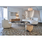 ТВ-тумба из массива тика Busto TV Stand варинант исполнения - 8 | Loft Concept в Новосибирске