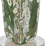 Настольная лампа керамическая с кремовым абажуром Scenic Column варинант исполнения - 2 | Loft Concept в Новосибирске