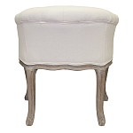 Кресло низкое в стиле прованс Бежевый Лен Louis French Armchair  варинант исполнения - 2 | Loft Concept в Новосибирске
