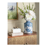 Ваза с мотивами цветущего сада с попугаями Vase Inspired by Nature варинант исполнения - 4 | Loft Concept в Новосибирске