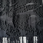 Гобелен из шерсти мериноса с узелками Ночь  варинант исполнения - 1 | Loft Concept в Новосибирске