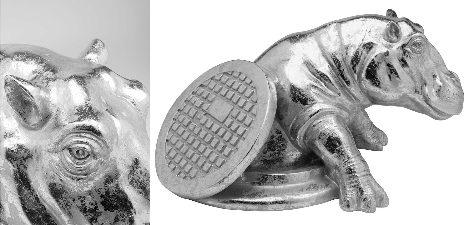 Статуэтка Chrome Hippo - Loft-Concept в Новосибирске