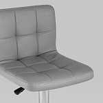 Барный стул с сиденьем серого цвета Honory варинант исполнения - 7 | Loft Concept в Новосибирске