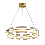 Люстра круглая с янтарными стеклянными плафонами Lighting of Space варинант исполнения - 1 | Loft Concept в Новосибирске