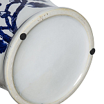 Ваза с крышкой и синим цветочным узором Blue & White Ornament  варинант исполнения - 4 | Loft Concept в Новосибирске