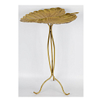 Столик приставной с столешницей Тропический лист Tropical Forest gold варинант исполнения - 2 | Loft Concept в Новосибирске