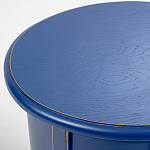 Синяя тумба на фигурных ножках Shelby варинант исполнения - 4 | Loft Concept в Новосибирске