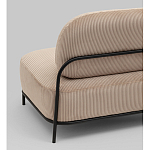 Диван Стоун велюр рельефный бежевый варинант исполнения - 4 | Loft Concept в Новосибирске