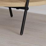 Стол приставной с 2-мя круглыми столешницами из дерева ESSEL OAK варинант исполнения - 2 | Loft Concept в Новосибирске