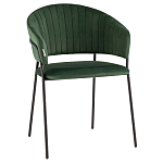 Стул в велюре зеленого цвета Horizon варинант исполнения - 1 | Loft Concept в Новосибирске