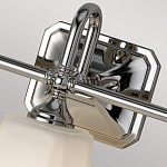 Бра для ванных комнат с квадратными матовыми плафонами на основании цвета хром Feiss варинант исполнения - 7 | Loft Concept в Новосибирске