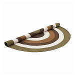 Ковер круглый из хлопка с контрастным узором Bullseye 150 варинант исполнения - 2 | Loft Concept в Новосибирске