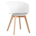 Стул из пластика с мягким сиденьем Eames варинант исполнения - 1 | Loft Concept в Новосибирске