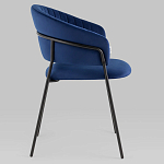 Стул в велюре синего цвета Horizon варинант исполнения - 2 | Loft Concept в Новосибирске