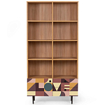 Широкий стеллаж с принтом Elise Rack варинант исполнения - 6 | Loft Concept в Новосибирске