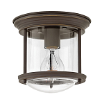 Потолочный светильник для ванных комнат со стеклянным плафоном и одной лампой Hinkley варинант исполнения - 8 | Loft Concept в Новосибирске