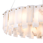 Люстра круглая декорированная натуральным камнем Stone Interior Accent варинант исполнения - 3 | Loft Concept в Новосибирске