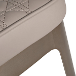 Стул барный светло-серый из экокожи Spectacular High Bar Stool варинант исполнения - 5 | Loft Concept в Новосибирске