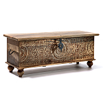 Сундук из массива манго Натуральный цвет варинант исполнения - 2 | Loft Concept в Новосибирске