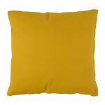 Подушка декоративная хлопковая горчичного цвета с абстрактным принтом Elysian Flow Sunset варинант исполнения - 2 | Loft Concept в Новосибирске