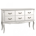 Консоль белая из массива бука с ящиками в стиле прованс White Provence варинант исполнения - 1 | Loft Concept в Новосибирске