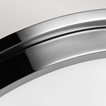 Потолочный светильник для ванных комнат цвета хром с вытянутым плафоном из молочного стекла Feiss варинант исполнения - 4 | Loft Concept в Новосибирске