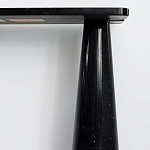 Консоль чёрная на 2-х конусообразных ножках Eros варинант исполнения - 3 | Loft Concept в Новосибирске