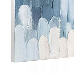 Панно декоративное с ручной росписью Blue Strokes варинант исполнения - 3 | Loft Concept в Новосибирске