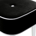 Квадратный мягкий пуф на белых ножках Winton Pouf Square варинант исполнения - 10 | Loft Concept в Новосибирске