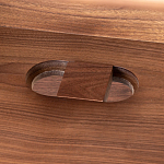 ТВ-тумба из массива ореха Robinett Wooden TV Stand варинант исполнения - 6 | Loft Concept в Новосибирске