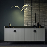 Дизайнерский комод светло-серый с фактурным фасадом UNO варинант исполнения - 1 | Loft Concept в Новосибирске