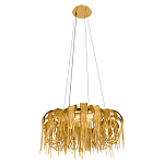 Люстра круглая подвесная с металлическими дугами и длинными цепочками 80 см Atlantis Chain варинант исполнения - 12 | Loft Concept в Новосибирске