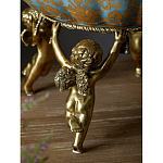 Чаша с орнаментом на бронзовых ножках в виде ангелов Eden Garden варинант исполнения - 7 | Loft Concept в Новосибирске