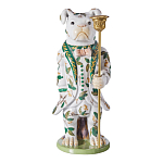 Подсвечник в виде собачки из фарфора с бронзовыми элементами Eden Garden варинант исполнения - 4 | Loft Concept в Новосибирске