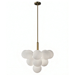 Люстра круглая со стеклянными сферами Maleficent варинант исполнения - 4 | Loft Concept в Новосибирске