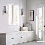 Бра с плафоном в форме колокола из прозрачного стекла с пузырьками Feiss варинант исполнения - 6 | Loft Concept в Новосибирске