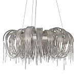 Люстра круглая подвесная с металлическими дугами и длинными цепочками 80 см Atlantis Chain варинант исполнения - 1 | Loft Concept в Новосибирске