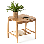 Приставной стол из массива дуба Reyer Side Table варинант исполнения - 2 | Loft Concept в Новосибирске