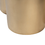 Стол журнальный круглый керамогранит белый Keramos варинант исполнения - 4 | Loft Concept в Новосибирске