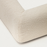 Кровать со съемным бежевым чехлом из ткани букле White Boucle Collection варинант исполнения - 5 | Loft Concept в Новосибирске