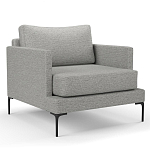 Мебельная ткань Шенилл серый цвет 138 см T4-29 варинант исполнения - 3 | Loft Concept в Новосибирске