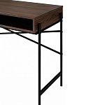 Стол рабочий в стиле лофт с ящиком и нишей для хранения Urban Style Space 2 варинант исполнения - 5 | Loft Concept в Новосибирске