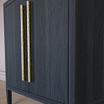 Современный Буфет Primo с 2 дверцами Черный дуб варинант исполнения - 5 | Loft Concept в Новосибирске