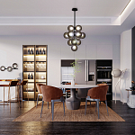 Люстра в форме виноградой грозди Inflorescence варинант исполнения - 4 | Loft Concept в Новосибирске