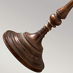 Торшер классического стиля цвета темная бронза с бежевым льяным абажуром Feiss варинант исполнения - 4 | Loft Concept в Новосибирске