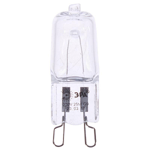 Галогенная лампочка G9 тёплый белый свет