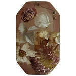 Шкатулка из эпоксидной смолы с цветами розовая Epoxy Resin Flowers Box Pink варинант исполнения - 1 | Loft Concept в Новосибирске