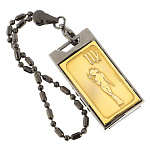 Флеш-карта брелок USB 2.0 на 32 гб с гравировкой символа знака зодиака Дева в подарочной коробке Metal Flash Drive варинант исполнения - 2 | Loft Concept в Новосибирске